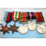 M26034 A LOUIS, a British WWII medal group, comprising BWM, Defence medal, 1939-45 Star, Italy