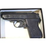 Boxed Bruni Police blank firing PPK pistol. P&P Group 2 (£18+VAT for the first lot and £3+VAT for