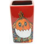 Anita Harris Easter Chick vase, signed in gold, H: 15 cm. P&P Group 2 (£18+VAT for the first lot and