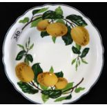 Large Villeroy & Boch ceramic fruit bowl, D: 27 cm. P&P Group 3 (£25+VAT for the first lot and £5+