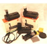 Canon accessories including 2 x Canon Battery Grips BG-E2N, with AA battery magazine, for Canon