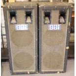 Large pair of Sai speakers serial numbers 3851 & 3852. Not available for in-house P&P, contact