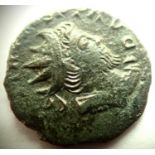 (260 - 269 AD) - Roman Bronze AE3 Radiate - Emperor Postumus. P&P Group 1 (£14+VAT for the first lot