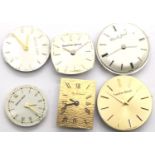 Six Bueche Girod ladies wristwatch movements. P&P Group 1 (£14+VAT for the first lot and £1+VAT