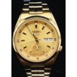 Gents Seiko 5 automatic wristwatch new and boxed. Working at lotting. P&P Group 1 (£14+VAT for the