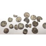 Collection of Silver British Hammered coins from Farthings to Pennies. P&P Group 1 (£14+VAT for