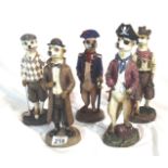 Shudehill five meerkat figurines. P&P Group 3 (£25+VAT for the first lot and £5+VAT for subsequent