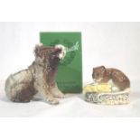 Beswick, a boxed Harvest Mouse and a larger unboxed Koala. P&P Group 1 (£14+VAT for the first lot