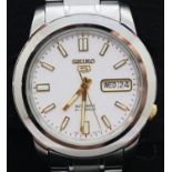 Gents Seiko 21 jewel automatic wristwatch, new and boxed. Working at lotting. P&P Group 1 (£14+VAT