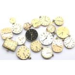 Seventeen Omega ladies wristwatch movements. P&P Group 1 (£14+VAT for the first lot and £1+VAT for