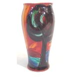 Anita Harris vase, in the Deco Tree pattern, H: 18 cm. P&P Group 2 (£18+VAT for the first lot and £