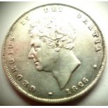 1826 Silver Shilling of King George IV. P&P Group 1 (£14+VAT for the first lot and £1+VAT for