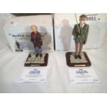 Last of the Summer Wine, two Danbury Mint collectable figurines Auntie Wainwright and Foggy with