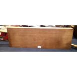 Solid mahogany display plinth, 79 x 27 x 9 cm. Not available for in-house P&P, contact Paul O'Hea at
