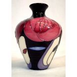 Moorcroft vase in the Bella Houston pattern, H: 10 cm. P&P Group 1 (£14+VAT for the first lot and £