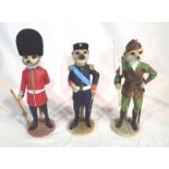 Three boxed Country Artists Magnificent Meerkat figurines, James, Viktor and Robin. P&P Group 3 (£