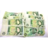 Twelve mixed £1 notes including two bank of Scotland. Mixed curriculum coinage. P&P Group 1 (£14+VAT