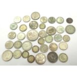 Quantity of mixed pre-1947 English coins. P&P Group 1 (£14+VAT for the first lot and £1+VAT for
