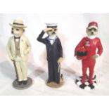 Three boxed Country Artists Magnificent Meerkat figurines, Michael, Ainsley and Poirot. P&P Group