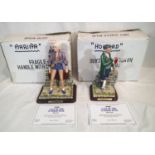Last of the Summer Wine, two Danbury Mint collectable figurines Marina and Howard, both with