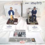 Last of the Summer Wine, two life like Danbury Mint figurines, Wally and Nora Betty, both with