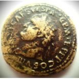 (9-79 AD) Roman Orichalcum Sestertius of Emperor Vespasian. P&P Group 1 (£14+VAT for the first lot