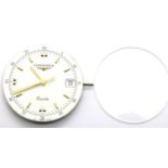 Gents Longines quartz wristwatch movement and glass. P&P Group 1 (£14+VAT for the first lot and £1+
