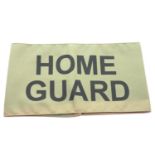 British WWII re-enactment Home Guard armband: Home Guard. P&P Group 1 (£14+VAT for the first lot and