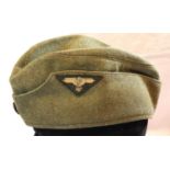 WWII German Third reich SS-VT overseas cap, P&P Group 1 (£14+VAT for the first lot and £1+VAT for