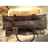 Box of mixed handbags including Jasper Conran. Not available for in-house P&P, contact Paul O'Hea at