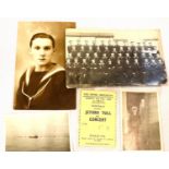 Vintage military photographs including crew of HMS Vincent. P&P group 1 (£14 + VAT for the first lot