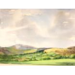 Harry G Connett 20th century watercolour Mountain Centre Breconshire, 48 x 38 cm. Not available