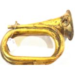 WWII German Third Reich S.A bugle, P&P Group 2 (£18+VAT for the first lot and £3+VAT for