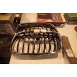 Pair of BMW radiator grills, part no 5113-7255411. Not available for in-house P&P, contact Paul O'