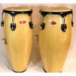 Pair of Stagg professional conga drums. Not available for in-house P&P, contact Paul O'Hea at