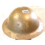 WWI Royal Scots Pioneers Brodie Helmet (no liner) Dated 1917. P&P Group 2 (£18+VAT for the first lot