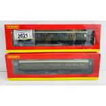 2x Hornby SR Maunsell Coaches Boxed - P&P Group 1 (£14+VAT for the first lot and £1+VAT for