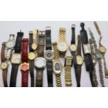 Mixed ladies and gents wristwatches. P&P Group 1 (£14+VAT for the first lot and £1+VAT for