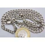 Boxed 22'' silver neck chain, 15.8g. P&P Group 1 (£14+VAT for the first lot and £1+VAT for