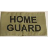 British WWII reenactment Home Guard armband: Home Guard. P&P Group 1 (£14+VAT for the first lot