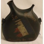 WWI Trench Art French canteen the French Welcome the Allies. P&P Group 2 (£18+VAT for the first