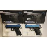 Pair of boxed 6mm Airsoft pistols. P&P Group 2 (£18+VAT for the first lot and £3+VAT for