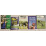 Five books relating to clay pigeon shooting. P&P Group 3 (£25+VAT for the first lot and £5+VAT for