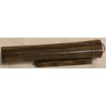 Victorian wooden kaleidoscope, L: 18.5 cm. P&P Group 1 (£14+VAT for the first lot and £1+VAT for