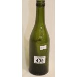 WWII German Waffen SS beer bottle for SS only. P&P Group 2 (£18+VAT for the first lot and £3+VAT for