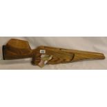 Daystate left hand custom carved oak rifle stock model Huntsman mkII. P&P Group 3 (£25+VAT for the