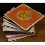 Approximately 60 rock singles including Hendrix Free and T Rex. P&P Group 2 (£18+VAT for the first