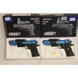 Pair of boxed 6mm airsoft pistols. P&P Group 2 (£18+VAT for the first lot and £3+VAT for