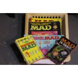 Collection of early Mad magazines c1960-1980s and books. P&P Group 1 (£14+VAT for the first lot