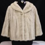 Vintage ladies short length fur jacket by Kendalls of Manchester, size S. P&P Group 2 (£18+VAT for